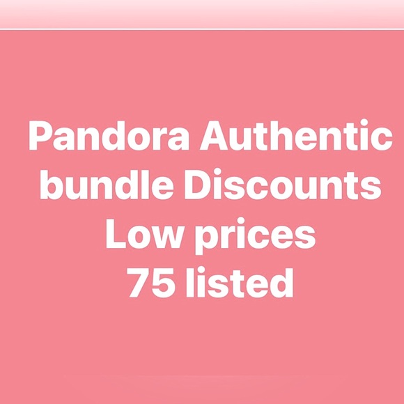 Pandora Authentic Excellent reasonable offers deep bundle discounts - Picture 1 of 1